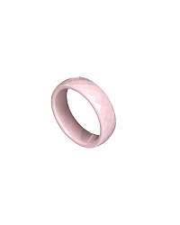 Кольцо Керамика (грани) 17 розовый