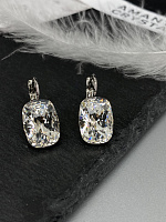 Серьги CAPRI 14mm crystal англиский тип крепления 