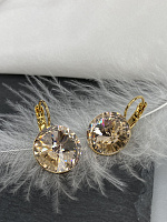 Серьги RIVOLI 14mm Silk Au