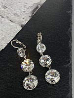 Серьги TERI с австрийскими кристаллами crystal