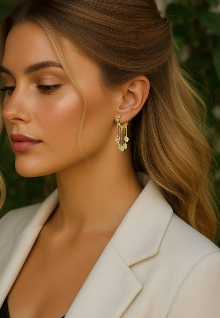 Серьги Spider гроздь