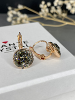 Серьги Rivolo black diamond Au в современном дизайне