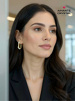 Серьги Lux кольца  Au