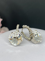 Серьги IVONN YLANG 12mm с австрийскими кристаллами crystal