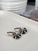 Серьги RIVOLI 14mm с австрийскими кристаллами paradise shine