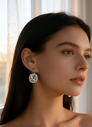 Серьги KR Kassandra crystal 1