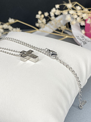 Подвеска шейная Крест mini объем 4