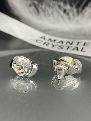 Пусеты SUSIE crystal 4