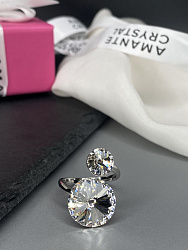 Кольцо KR JANINE crystal 2