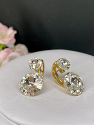 Серьги Roncato 14мм с австрийскими кристаллами crystal Au 1