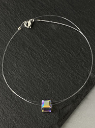 Подвеска кулон на леске Kora 5 mm AB 3