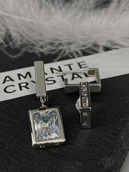 Серьги Джетта crystal 2