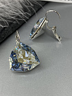 Серьги KR Dafna 18mm blue shade