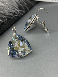 Серьги KR Dafna 18mm blue shade 4