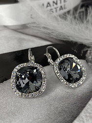 Серьги KR Kassandra silver night  4