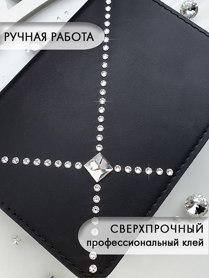 Обложка на паспорт "Style" черная