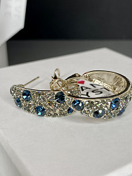 Серьги KR Fashion new denim (англ. замок) 2