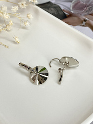 Серьги RIVOLI 14 mm emerald 3