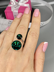 Кольцо KR JANINE emerald 4