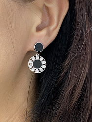 Серьги Flower jet (эмаль) 3