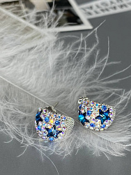 Серьги Fashion ALFA mini bermuda blue 3