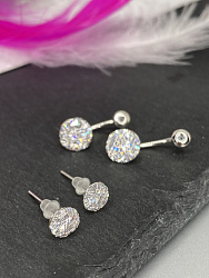 Серьги Spider 2 в 1 2