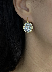 Серьги IREN crystal Au 1