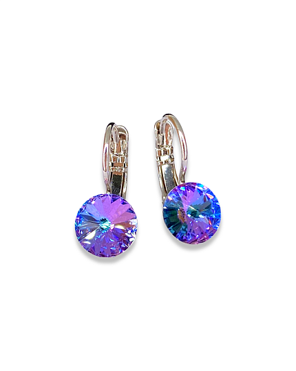 Серьги RIVOLI 8mm с австрийскими кристаллами VL