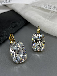 Серьги CAPRI 18mm crystal Au 3