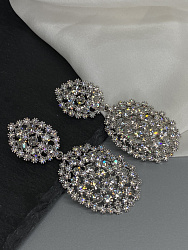 Серьги KR Gloria crystal 3