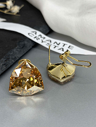 Серьги KR Dafna 18mm  gold (итальян заст) 4