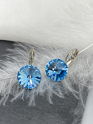 Серьги RIVOLI 12 aquamarine 3