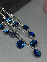 Серьги KR SOFI bermuda blue 3