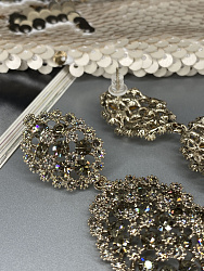 Серьги KR Gloria bl diamond 3