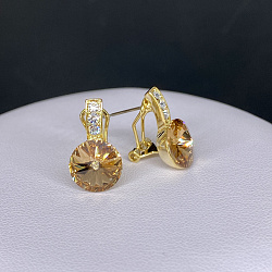 Серьги BluC rivoli 10mm gold Au 2