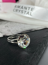 Кольцо ELIS 12mm с австрийскими кристаллами crystal 2
