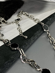 Колье Tablet цепь jet  4