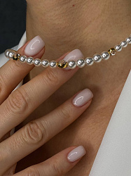 Колье Matti жемчуг Au 2