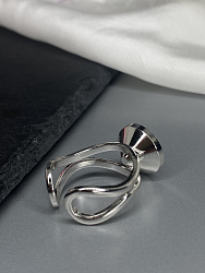 Кольцо ASSOL 14mm с австрийскими кристаллами crystal 2