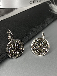 Серьги IREN black diamond 3