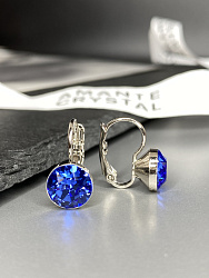 Серьги Assol 9 sapphire (синий) 2