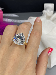 Кольцо KR Dafna crystal Au 4