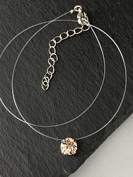 Подвеска Sara на леске vintage rose 2