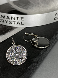 Серьги IREN crystal 4