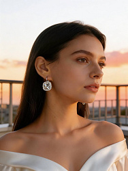 Серьги KR Kassandra crystal 3