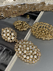 Серьги KR Gloria жемчуг Au 2