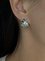 Серьги Fashion mini Baget bl diamond 3