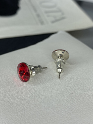 Пусеты 8mm light siam 4