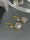 Серьги KR Жанин crystal Au