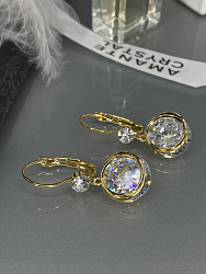 Серьги KR Жанин crystal Au 3
